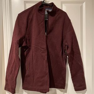Maroon Quarter Zip Sweater